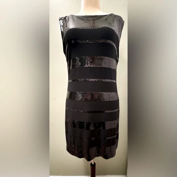whbm sequin dress Sequin Pleated Dress
